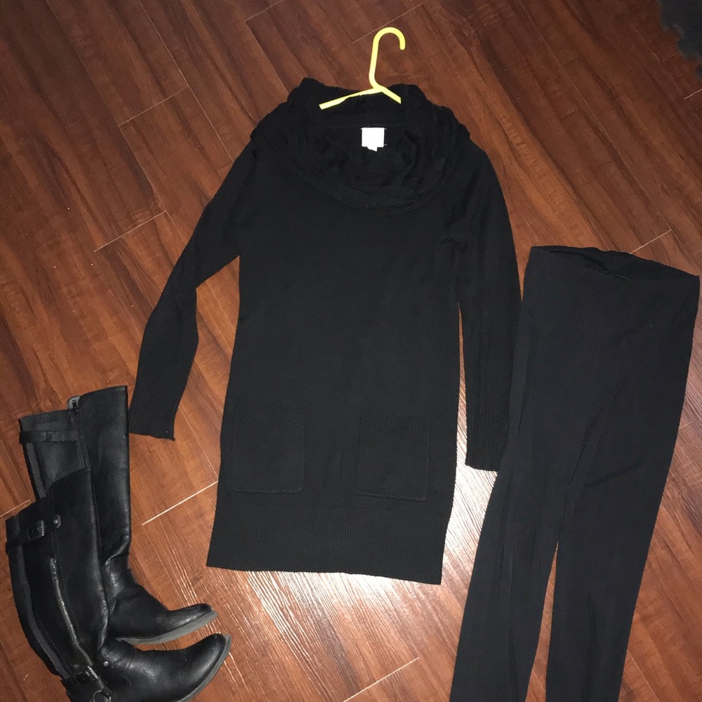 Long sleeve sweater dress
